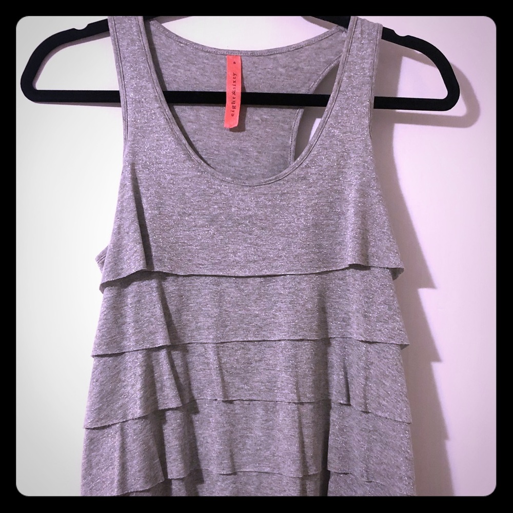 Silver Sparkle Top